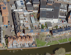 Luchtfoto van de wijk